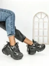 Pantofi Sport Dama cu Platforma 3605 GREY | MEI