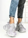 Pantofi Sport Dama cu Platforma 3605-13 GREY | MEI