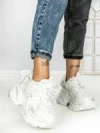 Pantofi Sport Dama cu Platforma 3605-13 WHITE | MEI