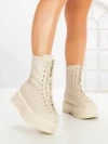 Ghete Dama cu Platforma 3AL77 BEIGE | MEI