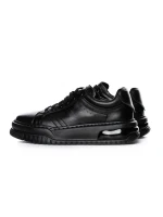 Pantofi Sport Barbati din piele naturala 5337 BLACK | ADVANCER