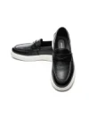 Pantofi Casual Barbati din piele naturala 5390 BLACK | ADVANCER