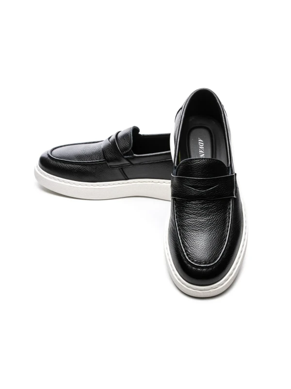 Pantofi Casual Barbati din piele naturala 5390 BLACK | ADVANCER
