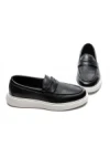 Pantofi Casual Barbati din piele naturala 5390 BLACK | ADVANCER