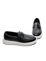 Pantofi Casual Barbati din piele naturala 5390 BLACK | ADVANCER