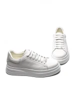 Pantofi Casual Barbati din piele naturala 5388 WHITE | ADVANCER
