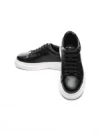 Pantofi Casual Barbati din piele naturala 5388 BLACK-WHITE | ADVANCER