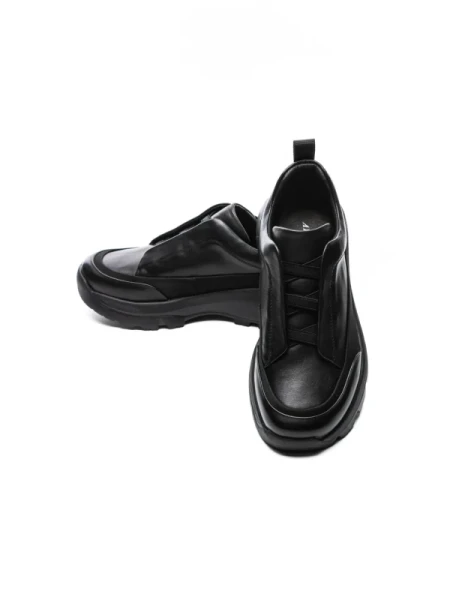 Pantofi Sport Barbati din piele naturala 6718 BLACK | ADVANCER