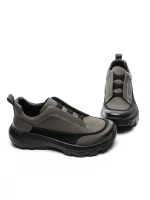 Pantofi Sport Barbati din piele naturala 6718 GREY | ADVANCER