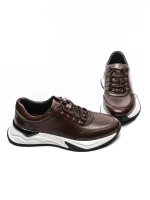 Pantofi Sport Barbati din piele naturala L2412 COFFEE | ADVANCER