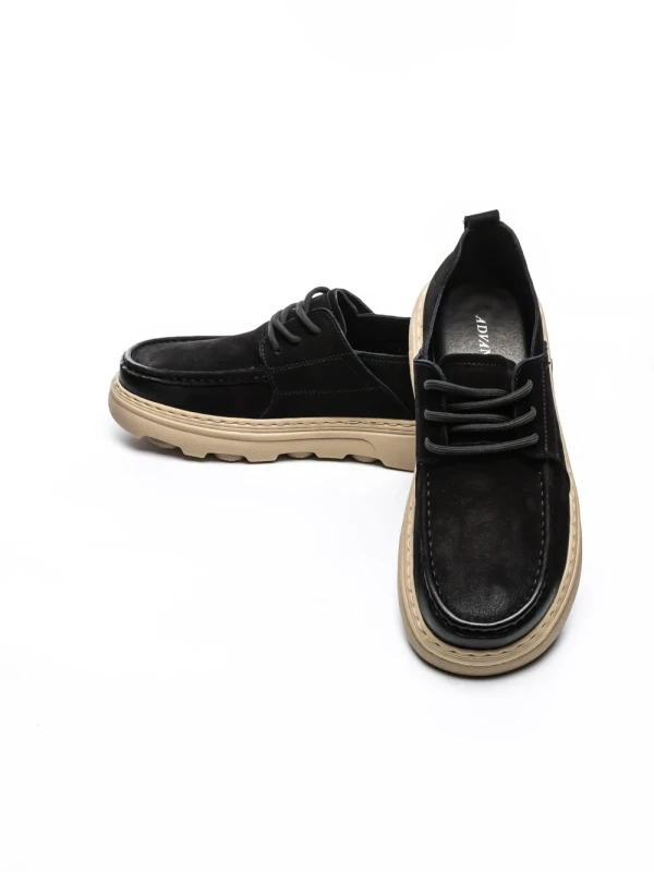 Mocasini Barbati din piele naturala 6801 BLACK | ADVANCER