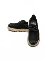 Mocasini Barbati din piele naturala 6801 BLACK | ADVANCER
