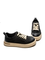 Pantofi Sport Barbati din piele naturala 5967 BLACK | ADVANCER