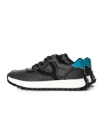 Pantofi Sport Barbati din piele naturala 1010-2 GREY-BLACK | ADVANCER