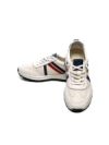 Pantofi Sport Barbati din piele naturala 21835 WHITE-BLUE | ADVANCER