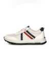 Pantofi Sport Barbati din piele naturala 21835 WHITE-BLUE | ADVANCER