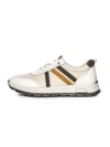 Pantofi Sport Barbati din piele naturala 21835 WHITE-BROWN | ADVANCER