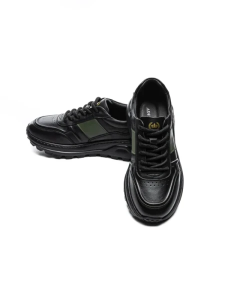 Pantofi Sport Barbati din piele naturala 7Q8805 BLACK | ADVANCER