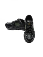Pantofi Sport Barbati din piele naturala 7Q8805 BLACK | ADVANCER