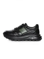 Pantofi Sport Barbati din piele naturala 7Q8805 BLACK | ADVANCER