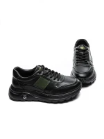 Pantofi Sport Barbati din piele naturala 7Q8805 BLACK | ADVANCER