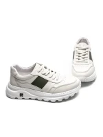 Pantofi Sport Barbati din piele naturala 7Q8805 WHITE | ADVANCER