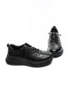 Pantofi Sport Barbati din piele naturala 82080 BLACK | ADVANCER