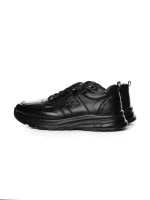 Pantofi Sport Barbati din piele naturala 82080 BLACK | ADVANCER