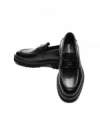 Mocasini Barbati din piele naturala 5NXE65 BLACK | PANTOFUL