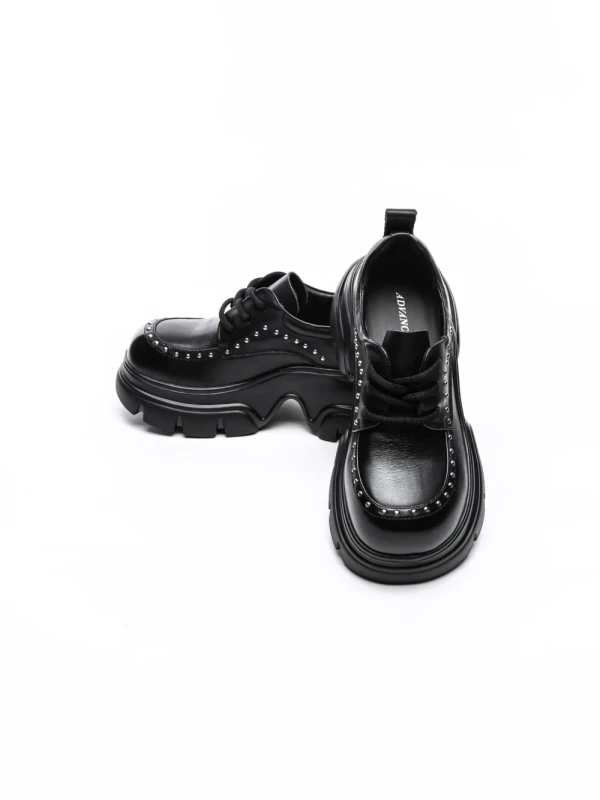 Pantofi Casual Dama din piele naturala 3219 BLACK | ADVANCER