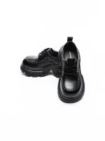 Pantofi Casual Dama din piele naturala 3219 BLACK | ADVANCER