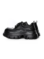 Pantofi Casual Dama din piele naturala 3219 BLACK | ADVANCER