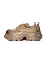 Pantofi Casual Dama din piele naturala 3219 APRICOT | ADVANCER