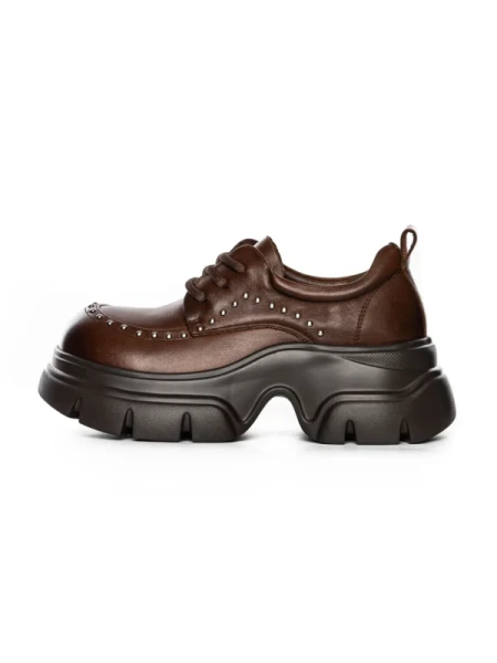 Pantofi Casual Dama din piele naturala 3219 BROWN | ADVANCER