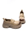 Pantofi Casual Dama din piele naturala 3215 APRICOT | ADVANCER