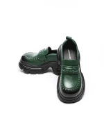 Pantofi Casual Dama din piele naturala 3215 GREEN | ADVANCER