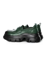 Pantofi Casual Dama din piele naturala 3215 GREEN | ADVANCER