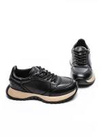 Pantofi Sport Dama din piele naturala 2688 BLACK | ADVANCER