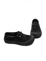 Pantofi Casual Dama din piele naturala 6708 BLACK | ADVANCER