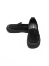 Pantofi Casual Dama din piele naturala 6705 BLACK | ADVANCER