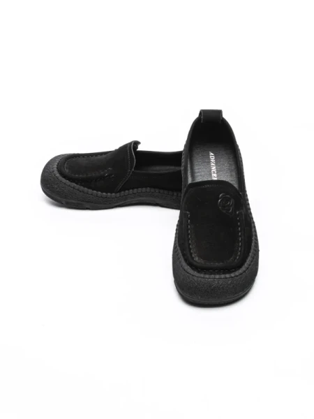 Pantofi Casual Dama din piele naturala 6705 BLACK | ADVANCER