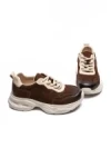 Pantofi Sport Dama din piele naturala 10787 BROWN | FRANCO GERARDO