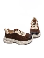 Pantofi Sport Dama din piele naturala 10787 BROWN | FRANCO GERARDO