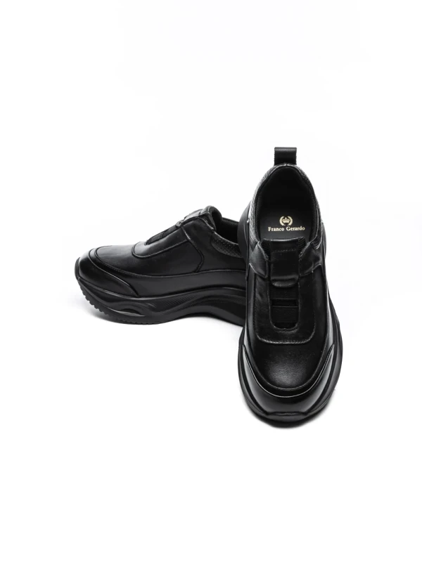 Pantofi Sport Dama din piele naturala 87832-1 BLACK | FRANCO GERARDO
