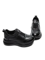 Pantofi Sport Dama din piele naturala 87832-1 BLACK | FRANCO GERARDO