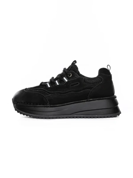 Pantofi Sport Dama din piele naturala A006 BLACK | ADVANCER