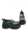 Pantofi Casual Dama din piele naturala 3217 GREEN | ADVANCER