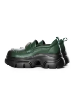 Pantofi Casual Dama din piele naturala 3217 GREEN | ADVANCER