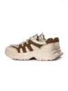 Pantofi Sport Dama din piele naturala 8895-2 CREAM-BROWN | ADVANCER