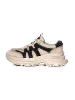 Pantofi Sport Dama din piele naturala 8895-2 CREAM-BLUE | ADVANCER